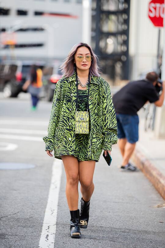 Animal Print in Grün