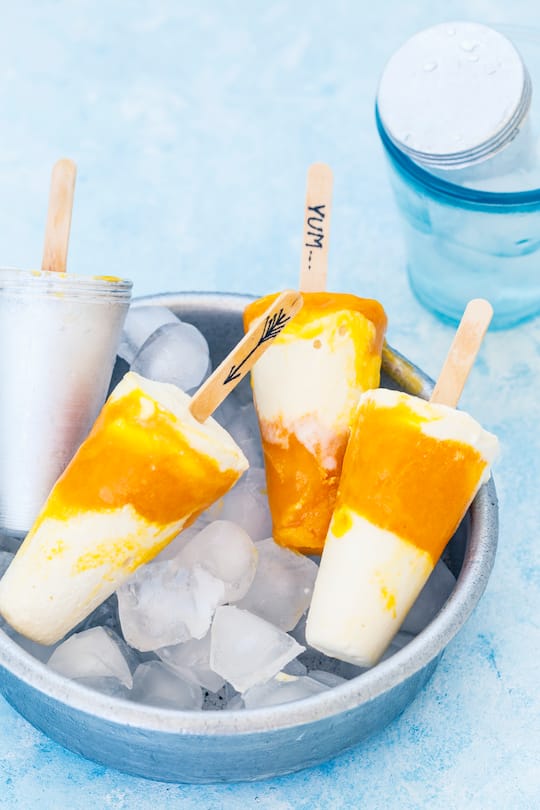 Mango Yogurt Popsicle