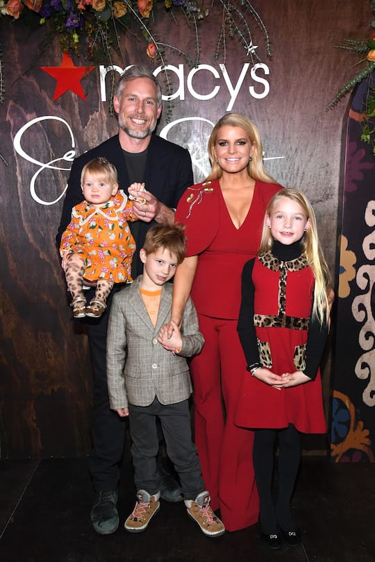 Jessica Simpson Eric Johnson mit ihren Kindern
