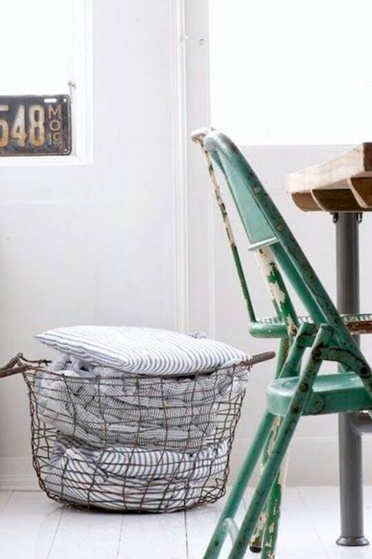 Einrichtungsideen Aufbewhrung aus Draht