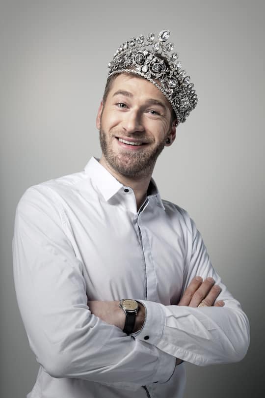 Marco Fritsche Miss-Schweiz-Wahl 2013: fröhlich