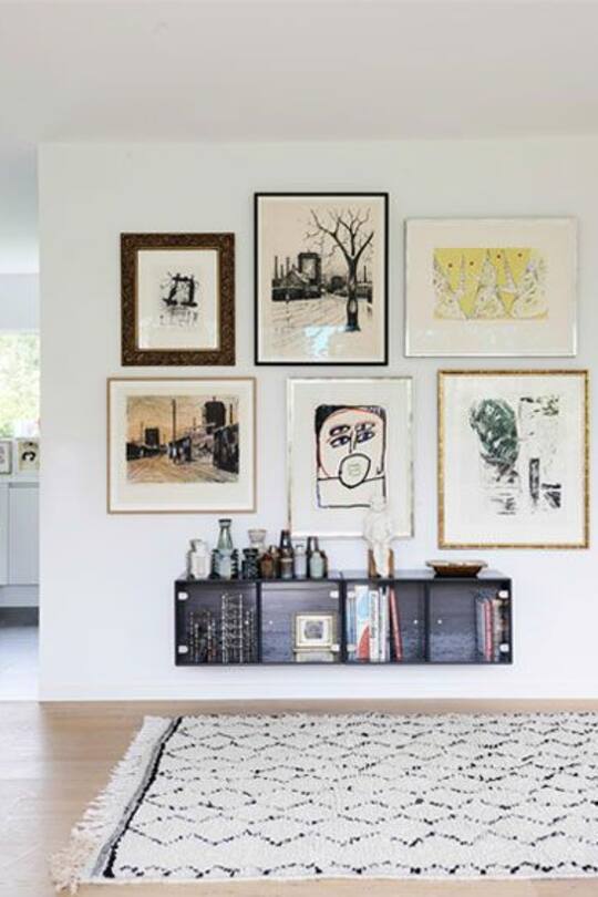 Einrichtungsideen, Bilderwände