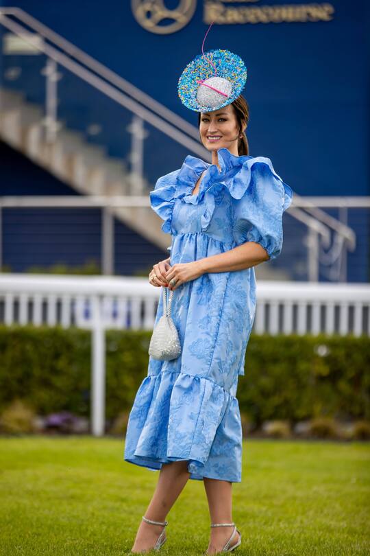 REPRO FREE***PRESS RELEASE NO REPRODUCTION FEE*** EDITORIAL USE ONLY Naas Racing - Royal Ascot Trials & Ladies Day, Naas Racecourse, Kildare 15/5/2022 Laura Hanlon at the Royal Ascot Trials & Ladies Day at Naas Racecourse Laura Hanlon 15/5/2022 PUBLICATIONxNOTxINxUKxIRLxFRAxNZL Copyright: x INPHO/MorganxTreacyx AZ0I7485