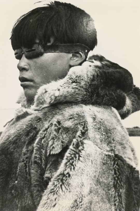 UNSPECIFIED - MAY 25: Inuit (Eskimo) with snow goggles, 20th century. Yellowknife, Prince Of Wales Northern Heritage Centre (Photo by DeAgostini/Getty Images)