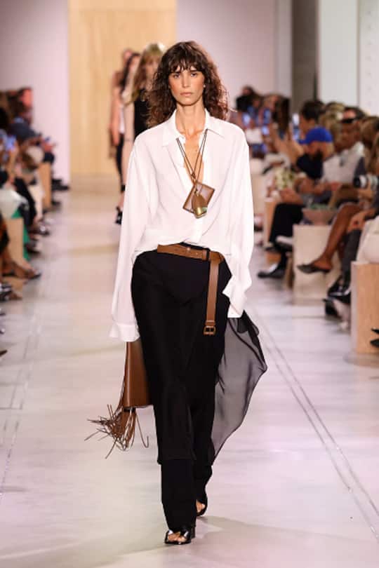 Michael Kors eröffnet die New York Fashion Week 2025 im Terminal Warehouse in West Chelsea. (Photo by JP Yim/Getty Images for Michael Kors)