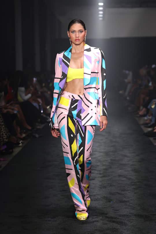 Sergio Hudson Collections, 2016 gegründet, setzt auf Power-Dressing. (Photo by Dia Dipasupil/Getty Images)