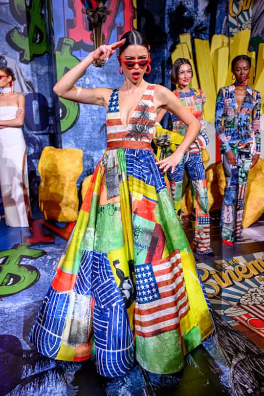 Stacey Bendet von Alice + Olivia setzt den Fokus zu Ehren der «American Woman» und des 250-jährigen Jubiläums der USA. (Photo by Roy Rochlin/Getty Images)