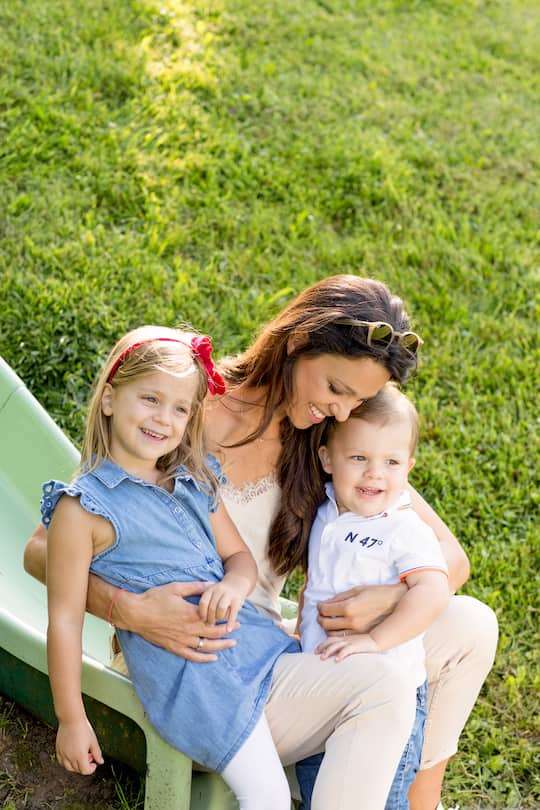 Kiki Maeder und Familie