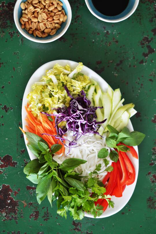 fork and flower X SI Style Rezept: Summer Roll Salat