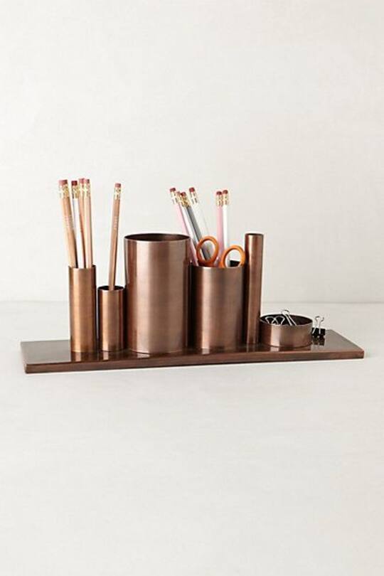 Kupfer Stifte Behälter