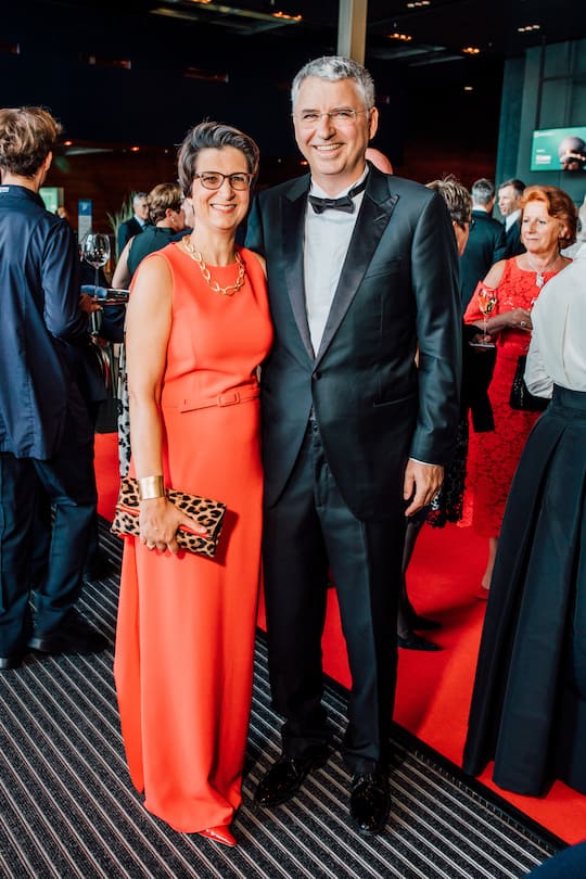 Severin Schwan mit Gattin Ingeborg, 2019