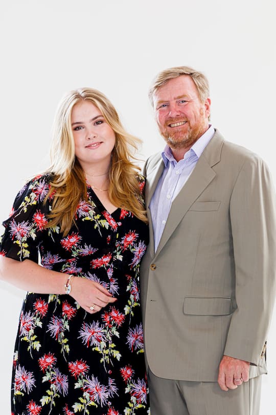 König Willem-Alexander und Prinzessin Amalia