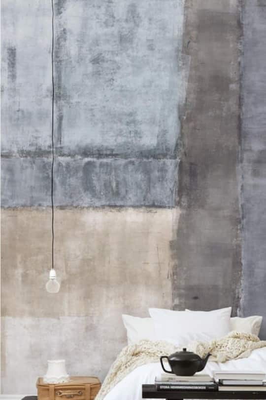 Wohninspirations-Bild zum Thema gemalte Tapete