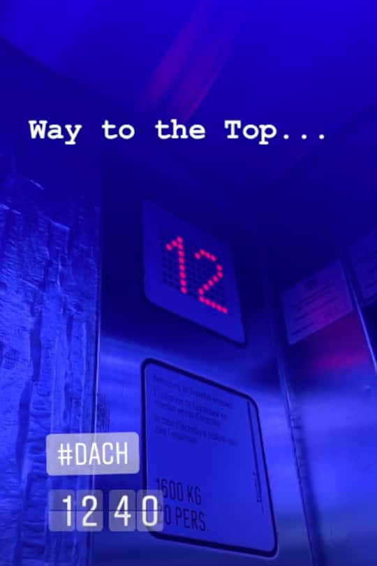 Der Weg aufs SRF-Meteo-Dach