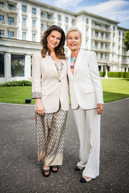 Prinzessin Märtha Louise und Blick Royal-Expertin Flavia Schlittler in Bad Ragaz.