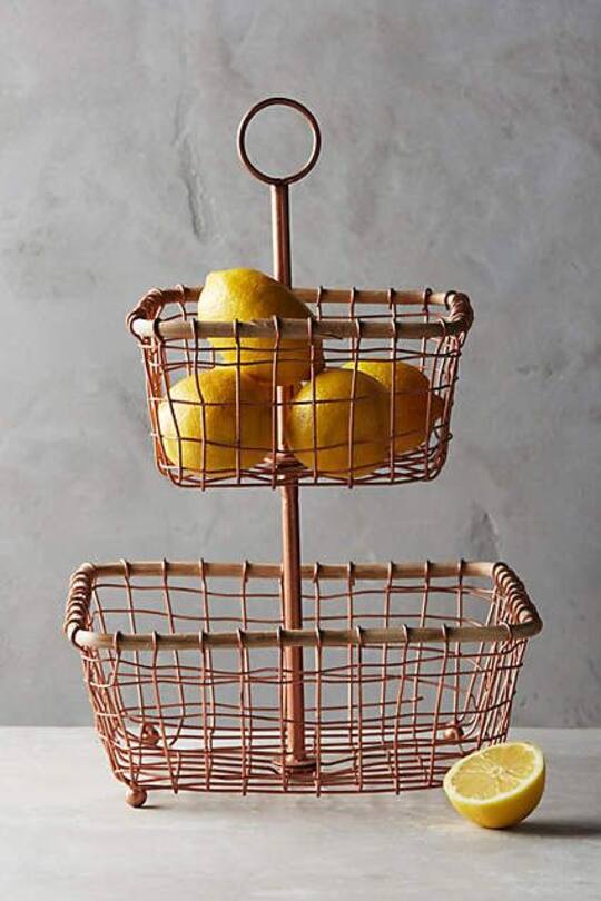 Einrichtungsideen Aufbewhrung aus Draht