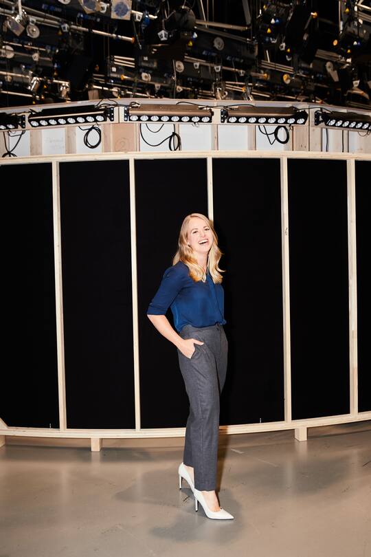 Stylin Kim D. Nguyen Hair&Make-Up: MakeItUp Nicole Glaus SRF Moderatorin