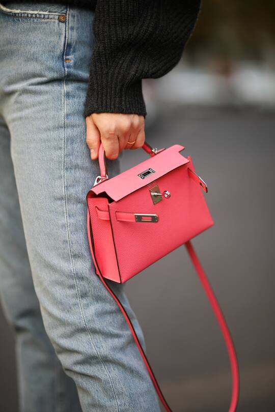 BERLIN, GERMANY - OCTOBER 31: Anna Schürrle wearing Hermes bag and Agolde jeans on October 31, 2019 in Berlin, Germany. (Photo by Jeremy Moeller/Getty Images)