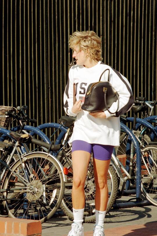 Lady Diana Gym Sport Radlerhose Bikershorts