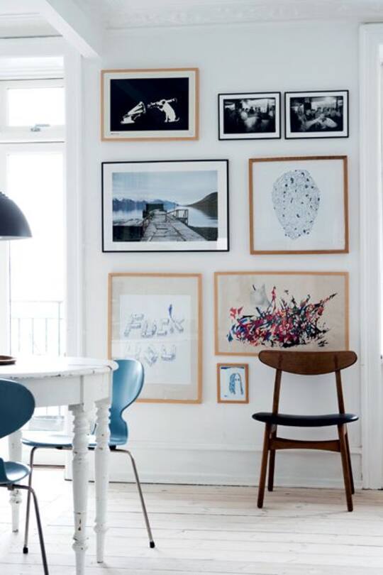 Einrichtungsideen, Bilderwände