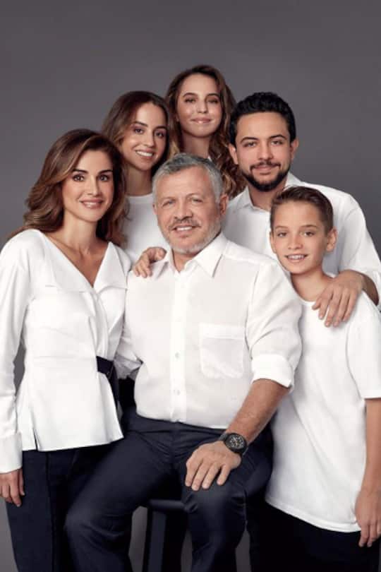Königin Rania und Familie