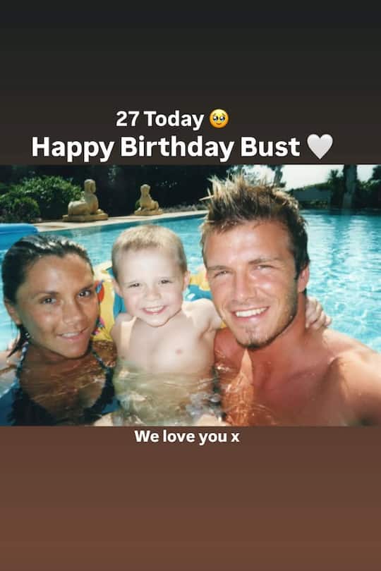 Brooklyn Beckham feiert heute Mittwoch seinen 27. Geburtstag – Papa David gratuliert auf Instagram.