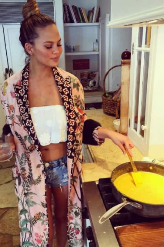 Chrissy Teigen kocht