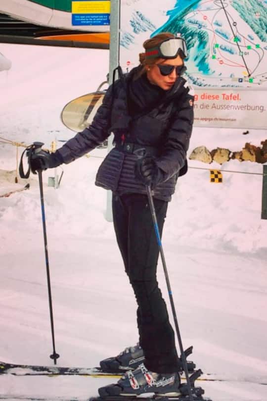 Lindsay Lohan Instagram Ski Gstaad