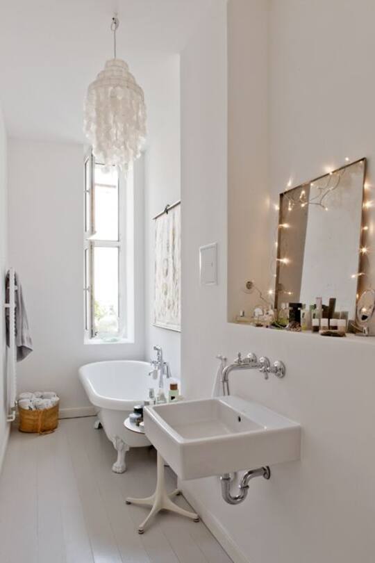 Wohninspirations-Bild mit Lichterkette