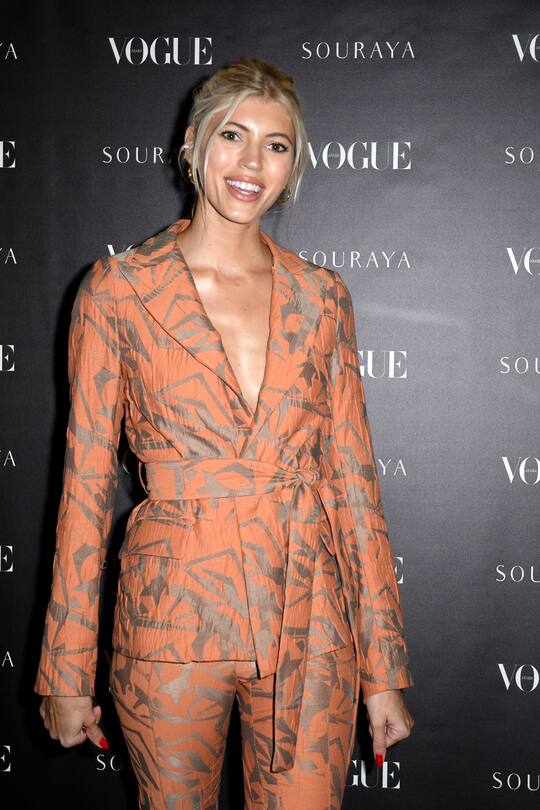 PARIS, FRANCE - SEPTEMBER 25: Devon Windsor attends the Souraya x Vogue Arabia Dinner & Runway Show Paris Fashion Week Event on September 25, 2019 in Paris, France. (Photo by Kristy Sparow/Getty Images for Souraya Chalhoub)