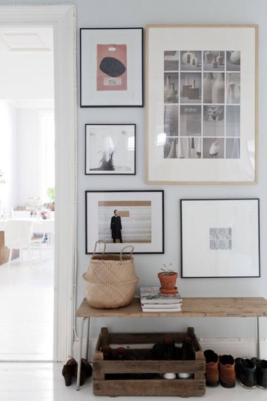 Einrichtungsideen, Bilderwände