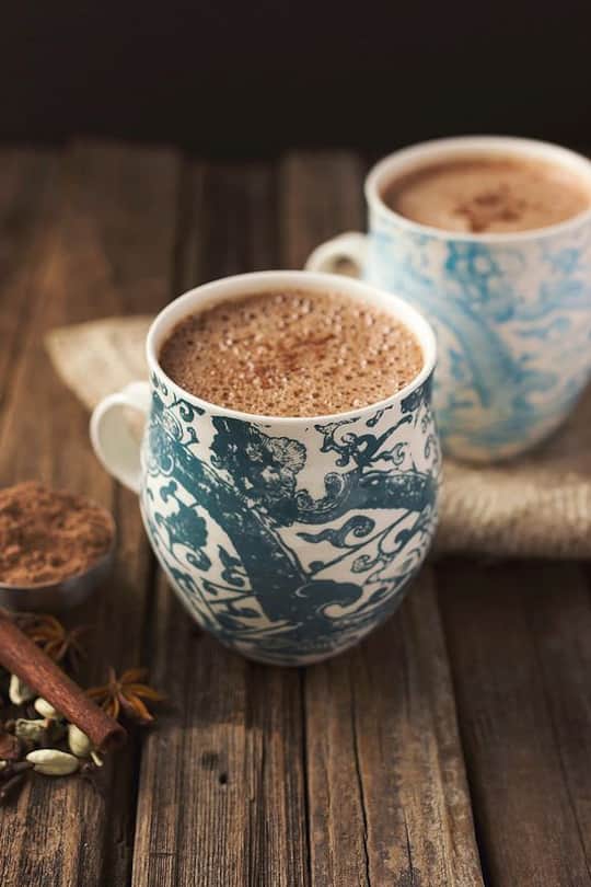 TASTY YUMMIES chai hot chocolate
