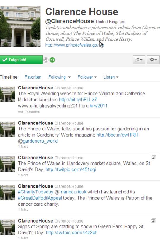 Twitter-Account Will & Kate