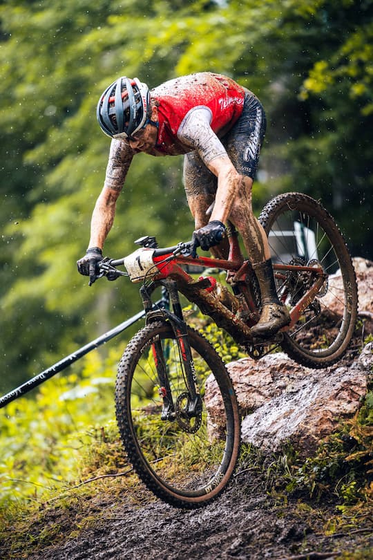 Mercedes-Benz UCI Mountain Bike World Cup Les Gets France 2021, XCO Elite Men, 04.07.2021 Mathias Flueckiger, Mercedes-Benz UCI Mountain Bike World Cup Les Gets France 2021, XCO Elite Men, 04.07.2021 *** Mercedes Benz UCI Mountain Bike World Cup Les Gets France 2021, XCO Elite Men, 04 07 2021 Mathias Flueckiger, Mercedes Benz UCI Mountain Bike World Cup Les Gets France 2021, XCO Elite Men, 04 07 2021 Copyright: xBEAUTIFULxSPORTS/Matthiesenx