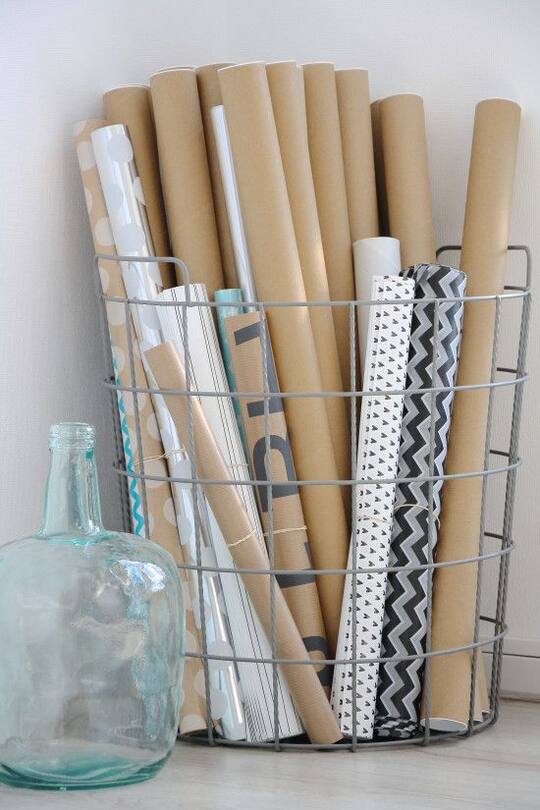 Einrichtungsideen Aufbewhrung aus Draht