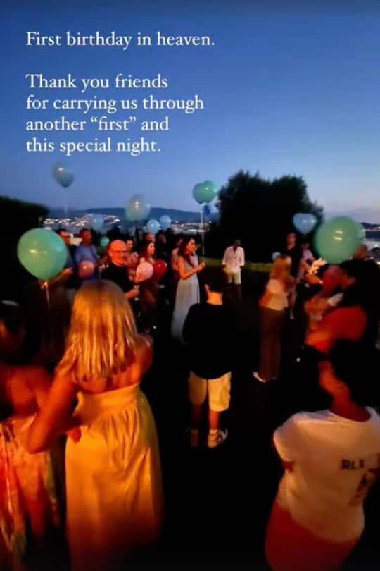 Patrizia Laeri feierte den Geburtstag ihres Mannes. Es ist der erste seit dessen Tod im Mai.