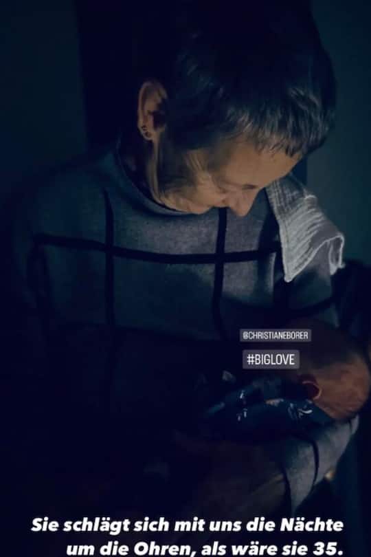 Olivier Borer bekommt Unterstützung von Mama Christiane.