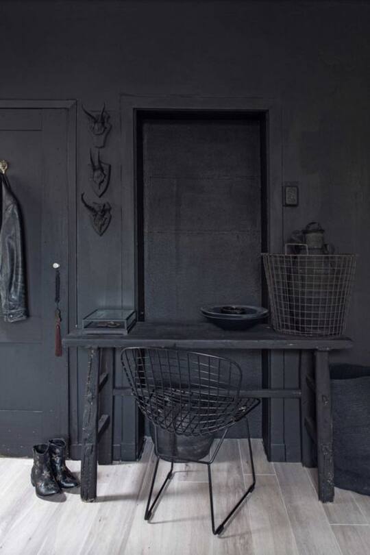 Einrichtungsideen in Schwarz