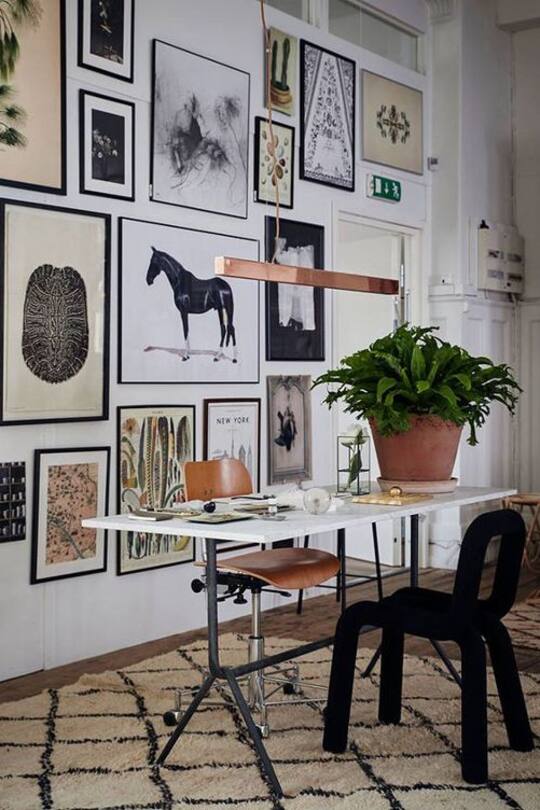 Einrichtungsideen, Bilderwände