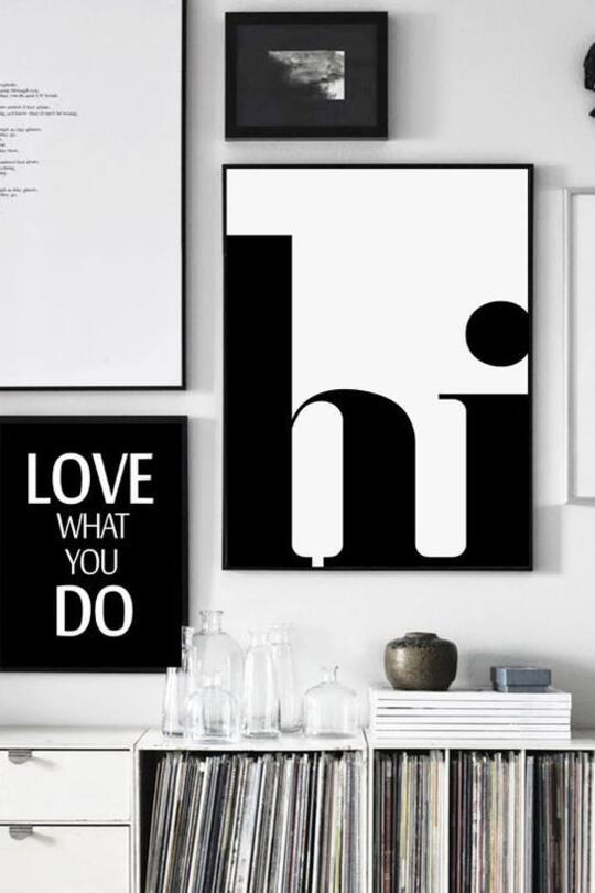 Einrichtungsideen, Bilderwände