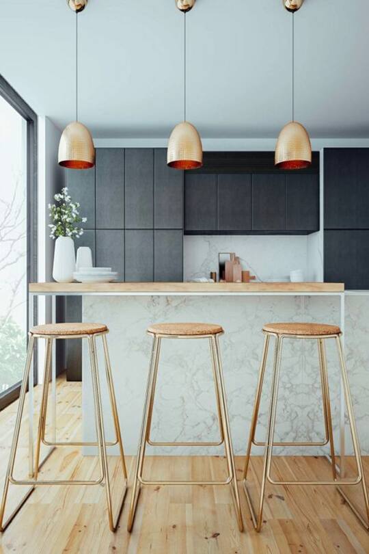 Pinterest-Bilder Wohninspiration zum Thema Messing