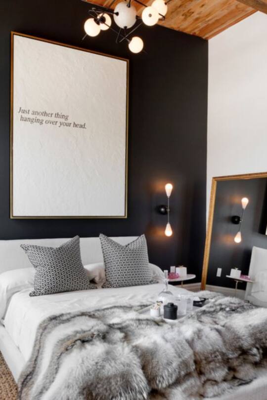 Einrichtungsideen in Schwarz