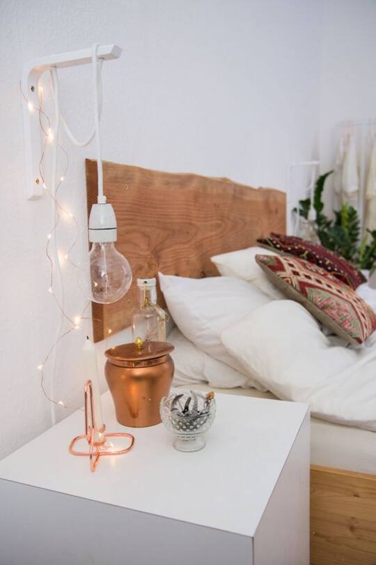 Wohninspirations-Bild mit Lichterkette