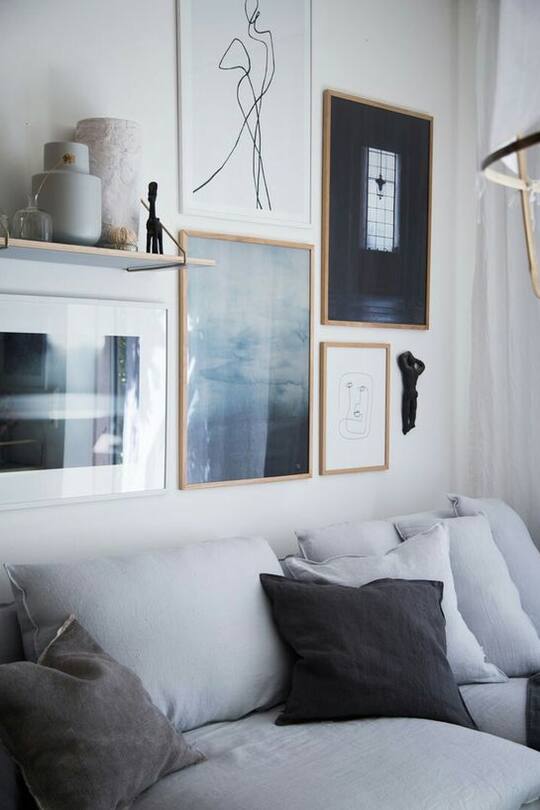 Einrichtungsideen, Bilderwände