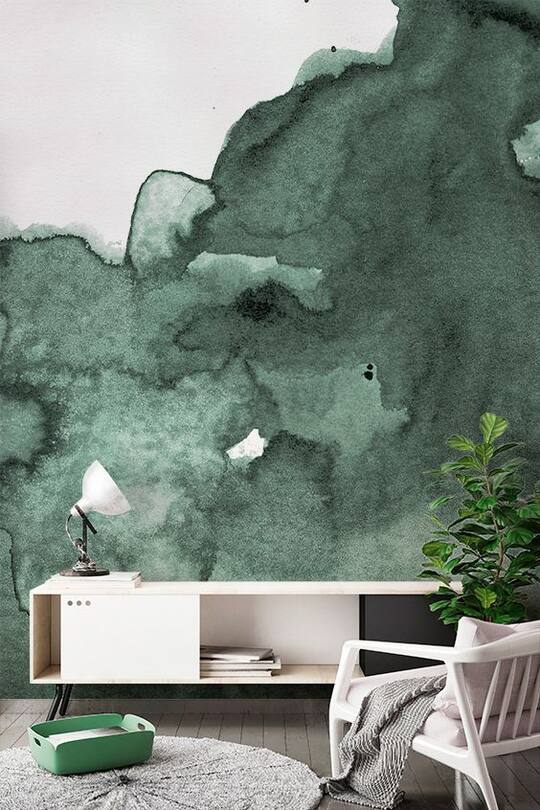 Wohninspirations-Bild zum Thema bemalte Tapeten