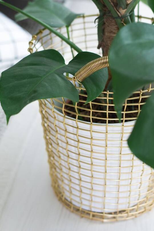 Einrichtungsideen Aufbewhrung aus Draht