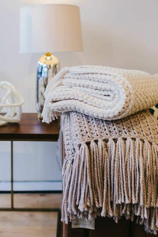 Einrichtungsideen Strick Heavy Knits