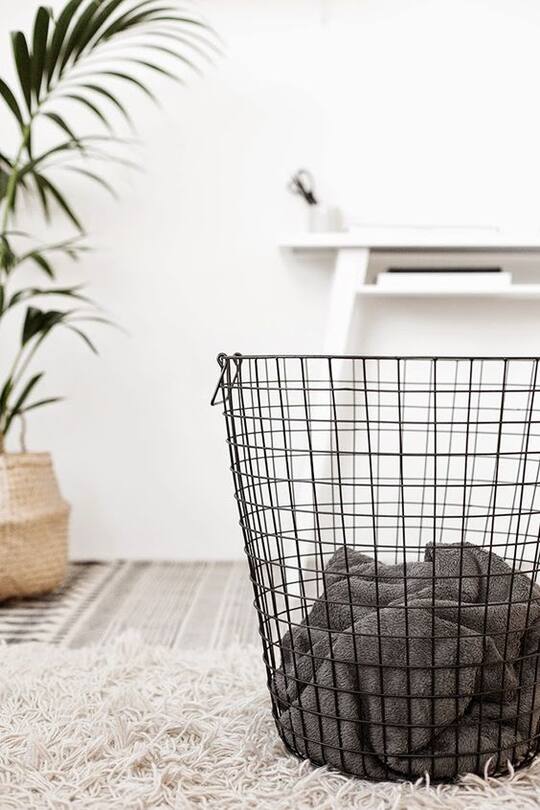Einrichtungsideen Aufbewhrung aus Draht