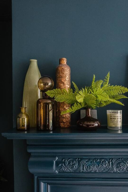 Wohninspirationsbilder zum Thema Dunkelblau