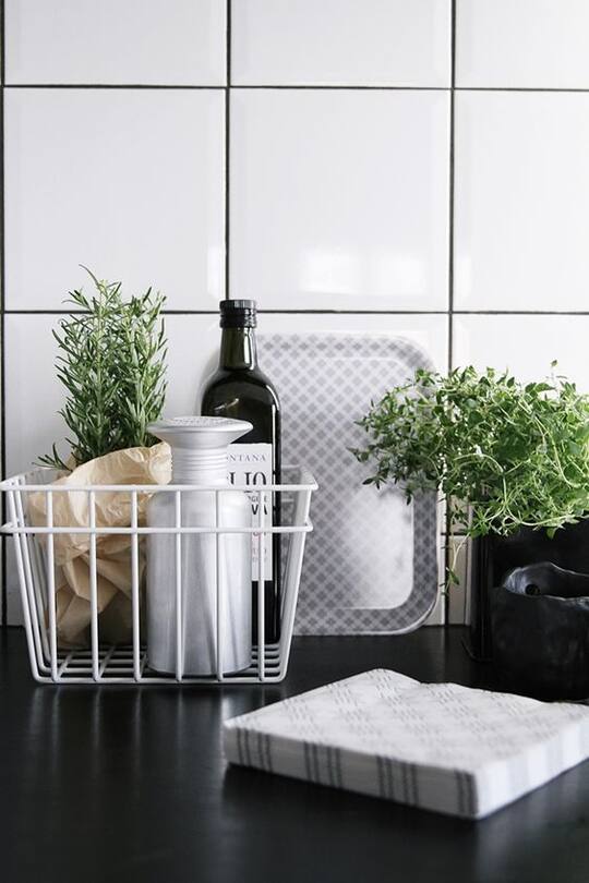 Einrichtungsideen Aufbewhrung aus Draht